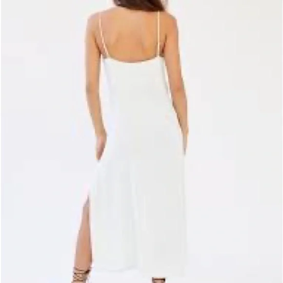 Babaton Side Slit Midi Tilde Dress in MAUVE/BLUSH - Picture 6 of 8